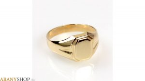 arany pecsétgyűrű